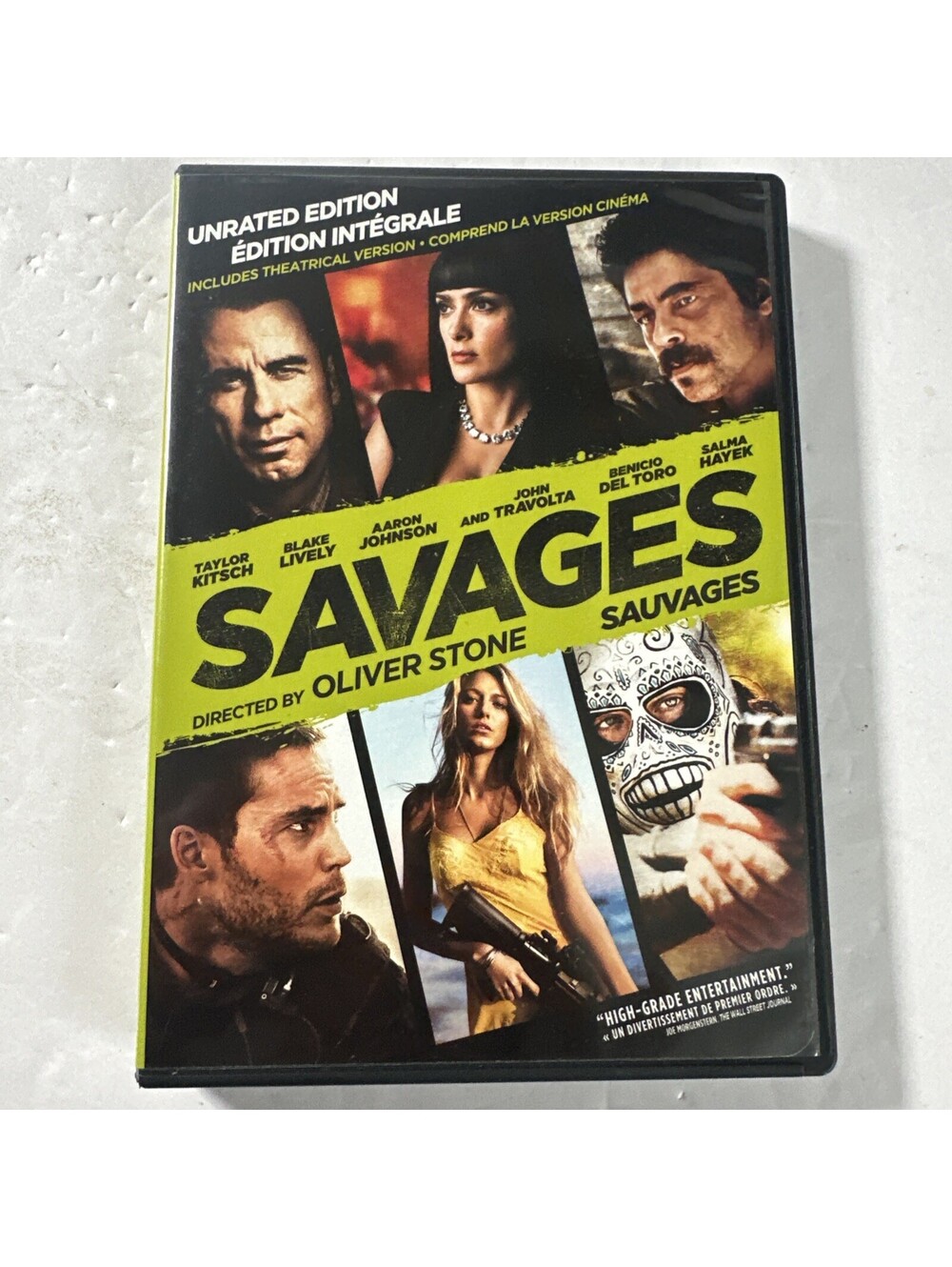 Savages Directed By Oliver Stone Rated R 2 Hrs 11 Min 2012 DVD. K7